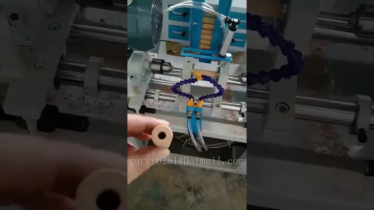 punching wooden holes