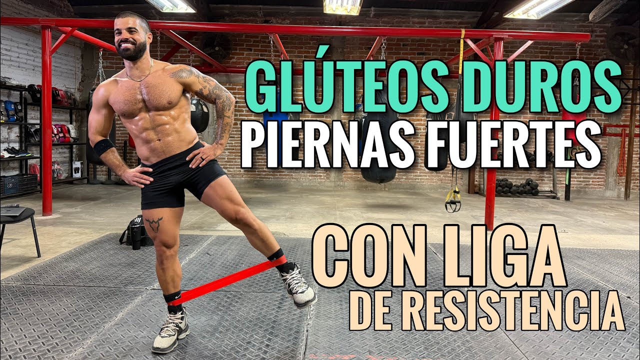 Tonifica Glúteos y Piernas (15 Minutos) Rutina con Bandas de Resistencia