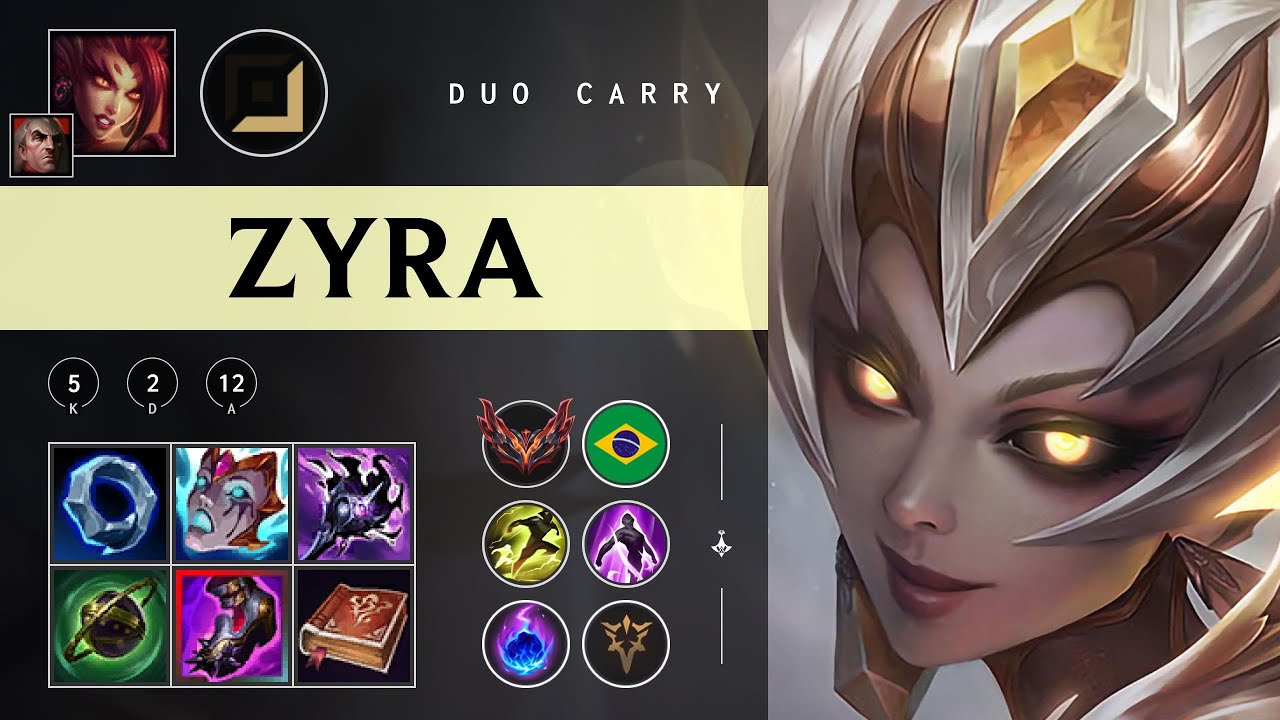 Zyra Carry vs Jhin - BR Grandmaster Patch 25.24