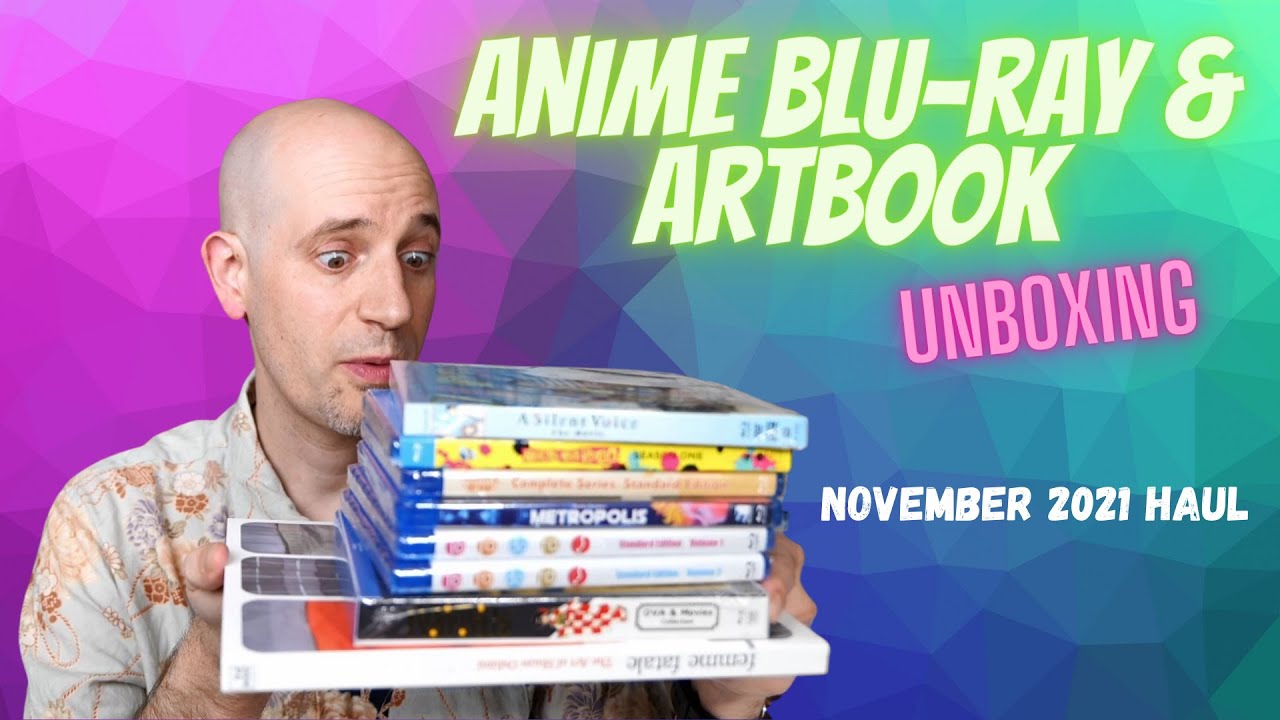 Super NICE Anime Bluray & Artbook haul (unboxing video nov. 2021)