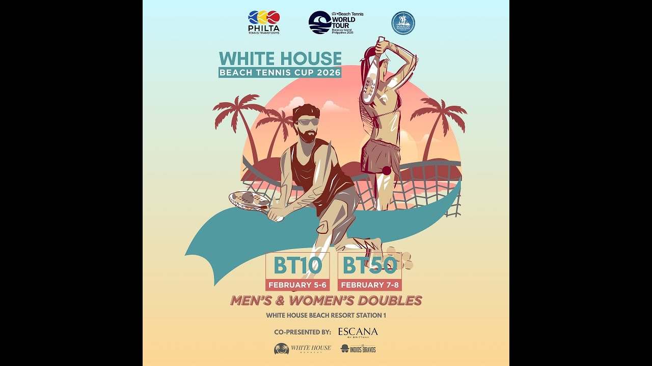 ITF Beach Tennis World Tour Boracay Island Philippines 2026 WHITE HOUSE BEACH TENNIS CUP 2026