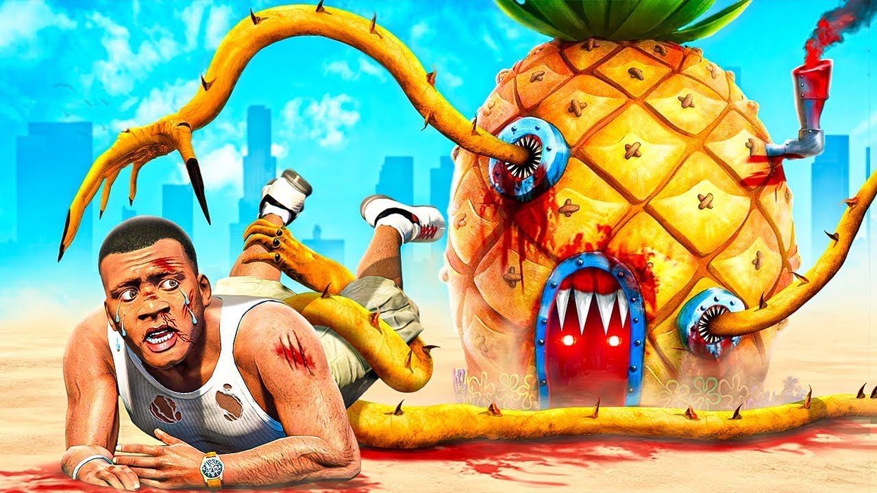 ALGO ESTÁ EN LA CASA DE BOB ESPONJA! GTA 5 Mods