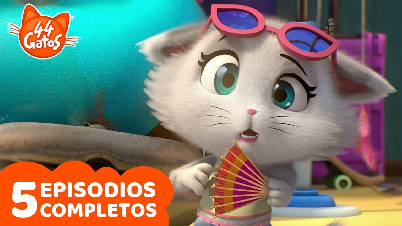 44 Gatos | Latinoamérica | TOP 5 Milady | Episodios completos | Dibujos animados para niños