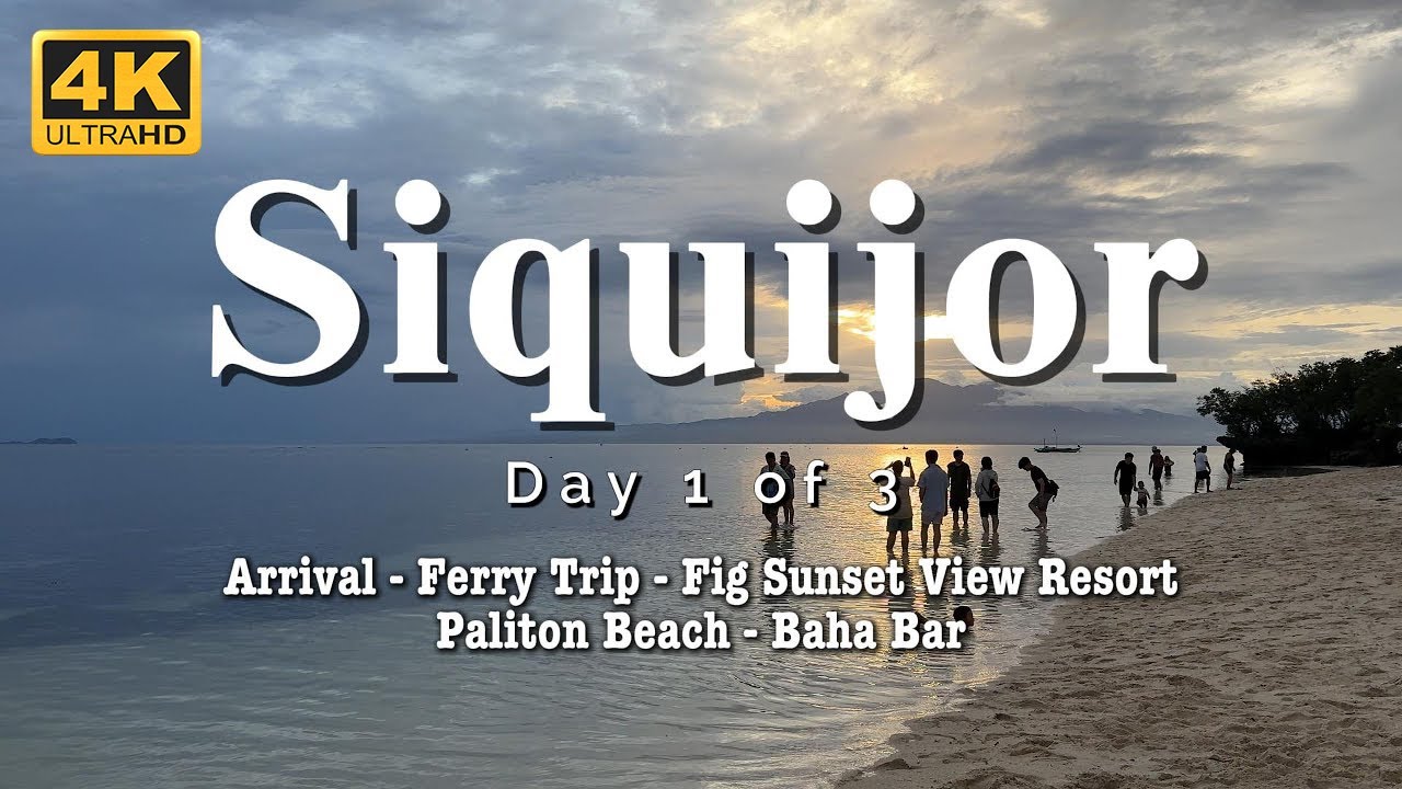 Siquijor Travel - Guide & Tips | Fig Sunset View Resort - Paliton Beach - Baha Bar | Day 1 of 3