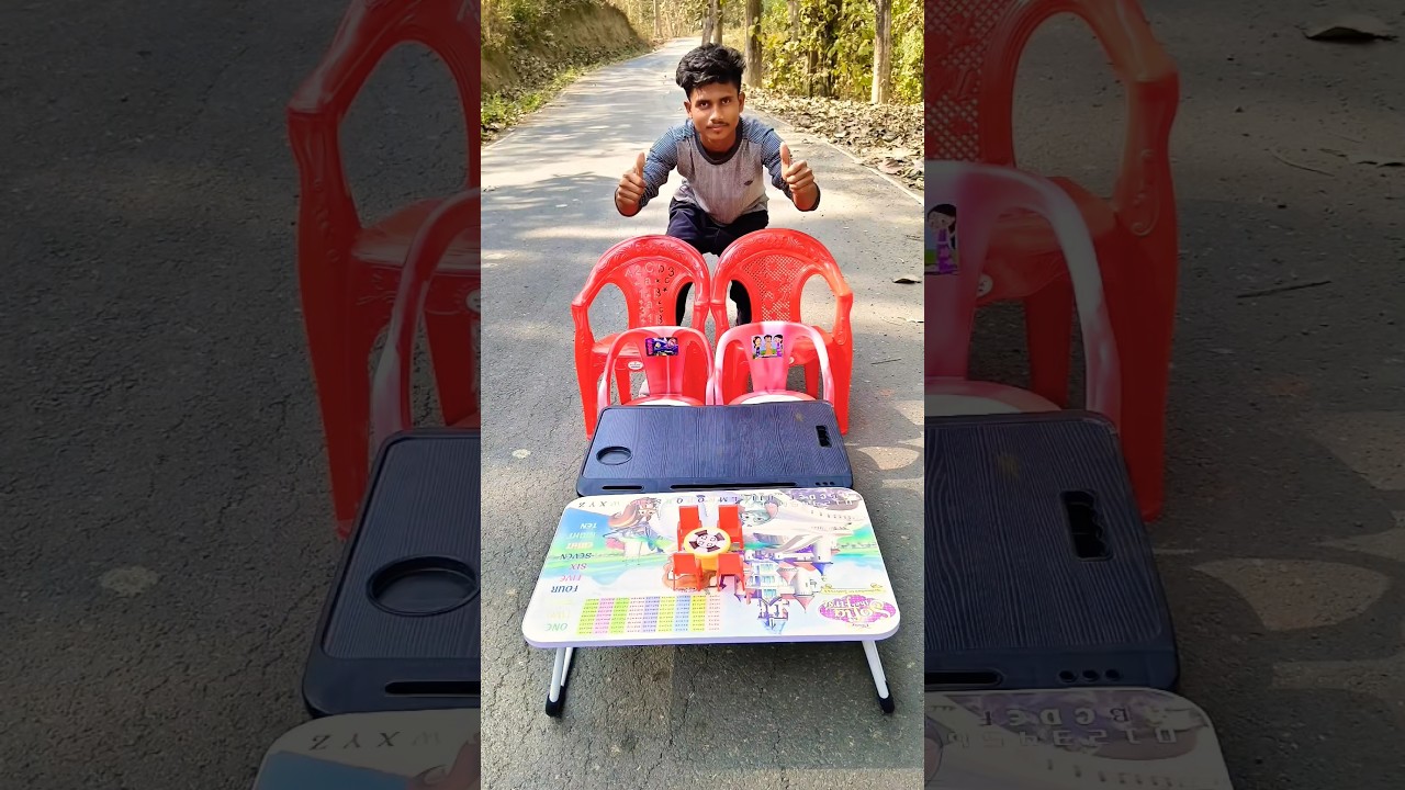 Small 6 Chairs and 2 Table | playground Rectangle Table Chairs 🪑 unboxing