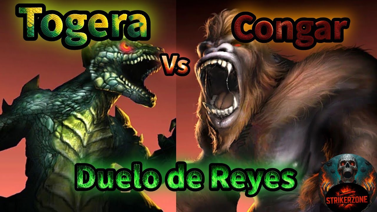 Duelo de Reyes - Togera vs Congar ⚡ War of the monsters 🔥
