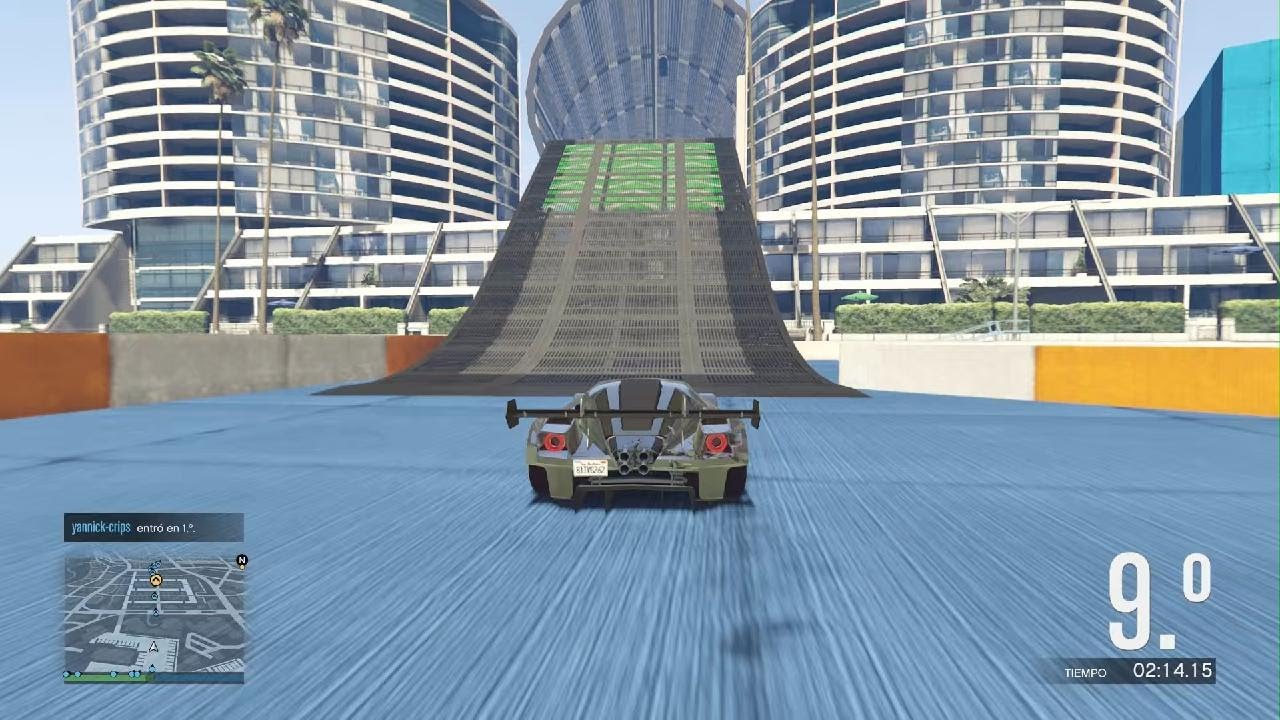 CARRERA LARGA CON EL FMJ GTA V ONLINE LA MALDICIÓN DEL 2 LUGAR