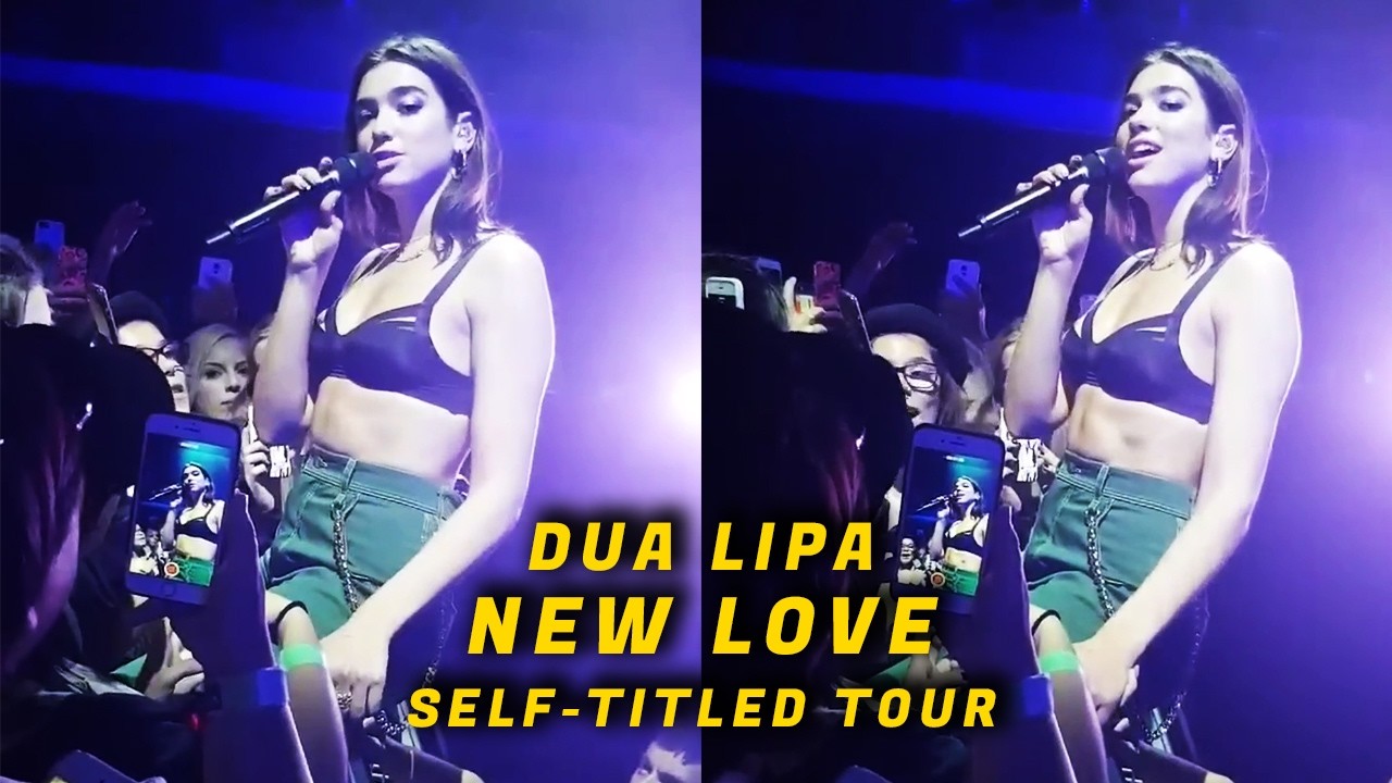 Dua Lipa Performs New Love Live — A Rare Tour Moment