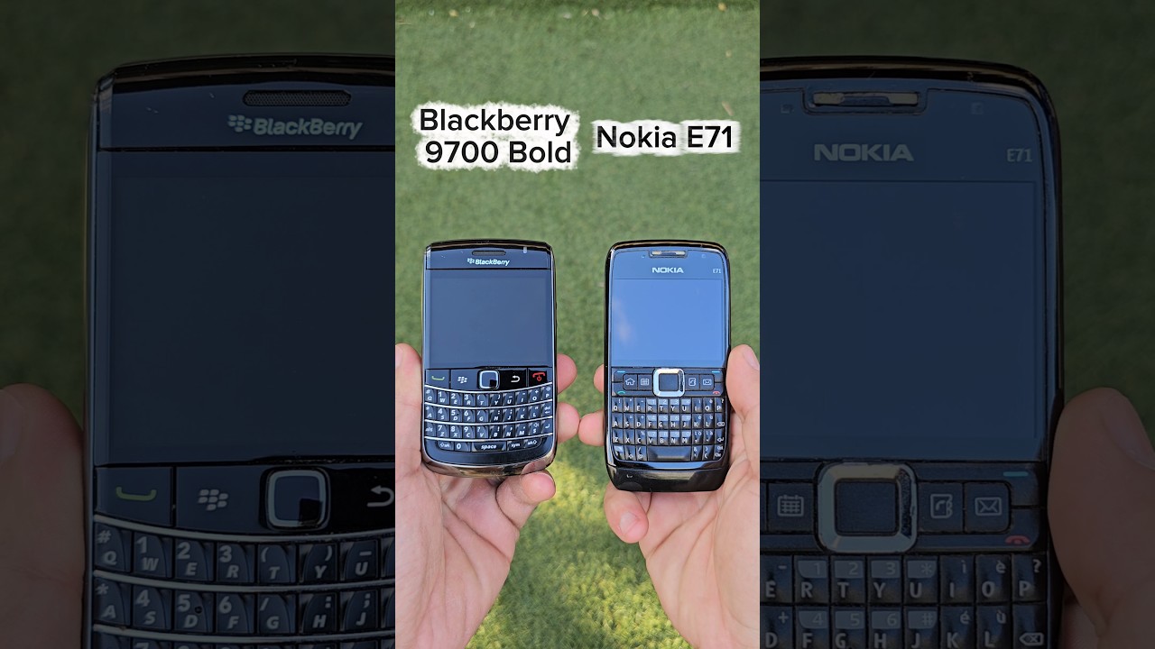Nokia E71 vs BlackBerry 9700 Bold &ndash; Which One Would You Choose? #nokia #blackberry #nostalgia