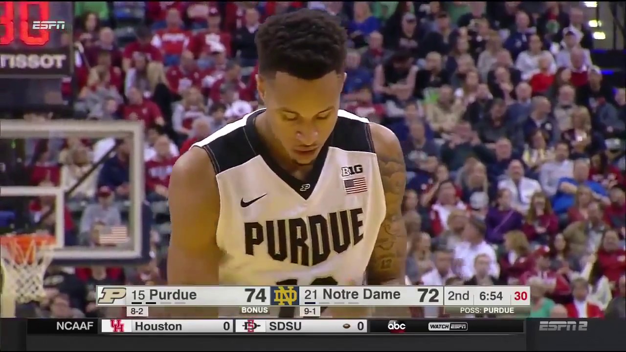 Vincent Edwards Purdue Highlights vs Notre Dame (12.17.16) 20 PTS 10 REB