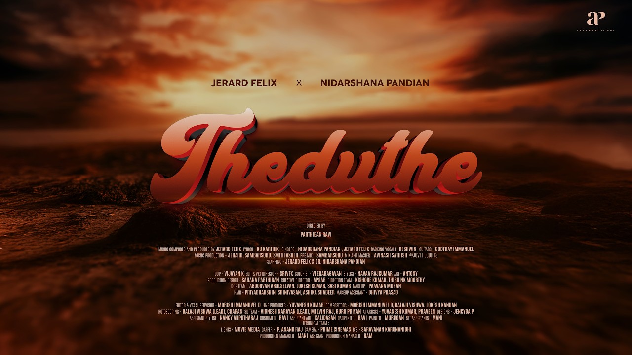 THEDUTHE Lyrical Video | Album | Namritha MV | Dr.Nidarshana Pandian | Jerard Felix | Parthiban Ravi