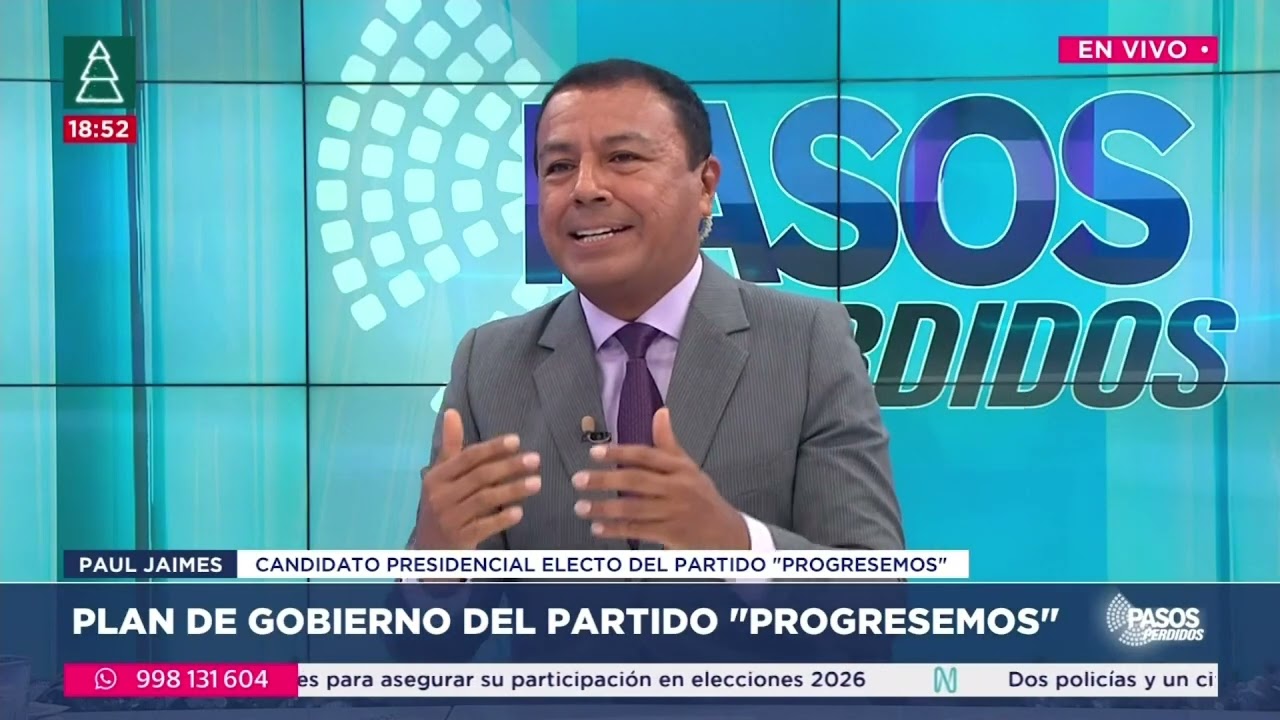 Entrevista a Paul Jaimes de Progresemos (14/12/25) - Pasos Perdidos