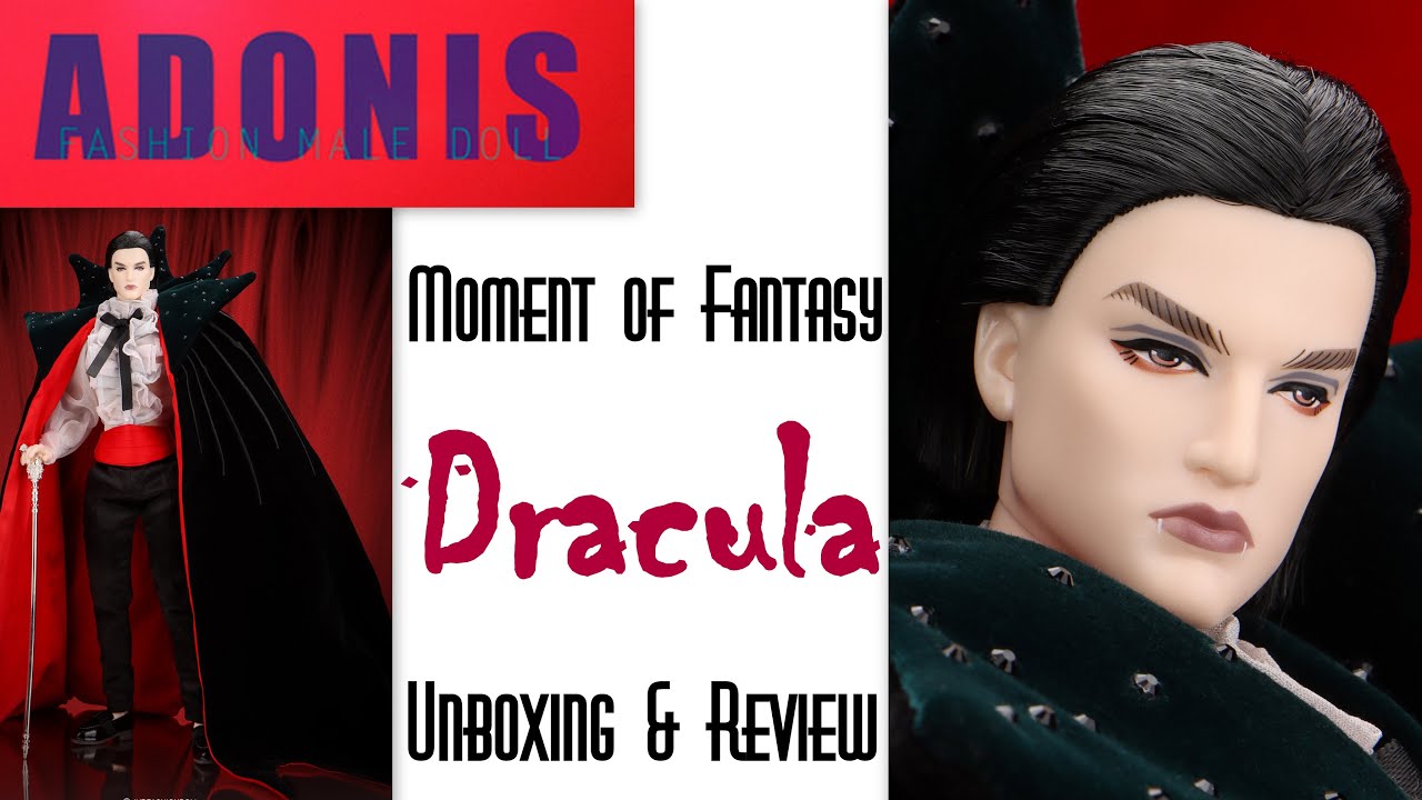 🧛‍♂️ MOMENT OF FANTASY DRACULA ADONIS 🧛‍♂️ JHD FASHION DOLL MIZI 👑 ECW 🌎 UNBOXING & REVIEW