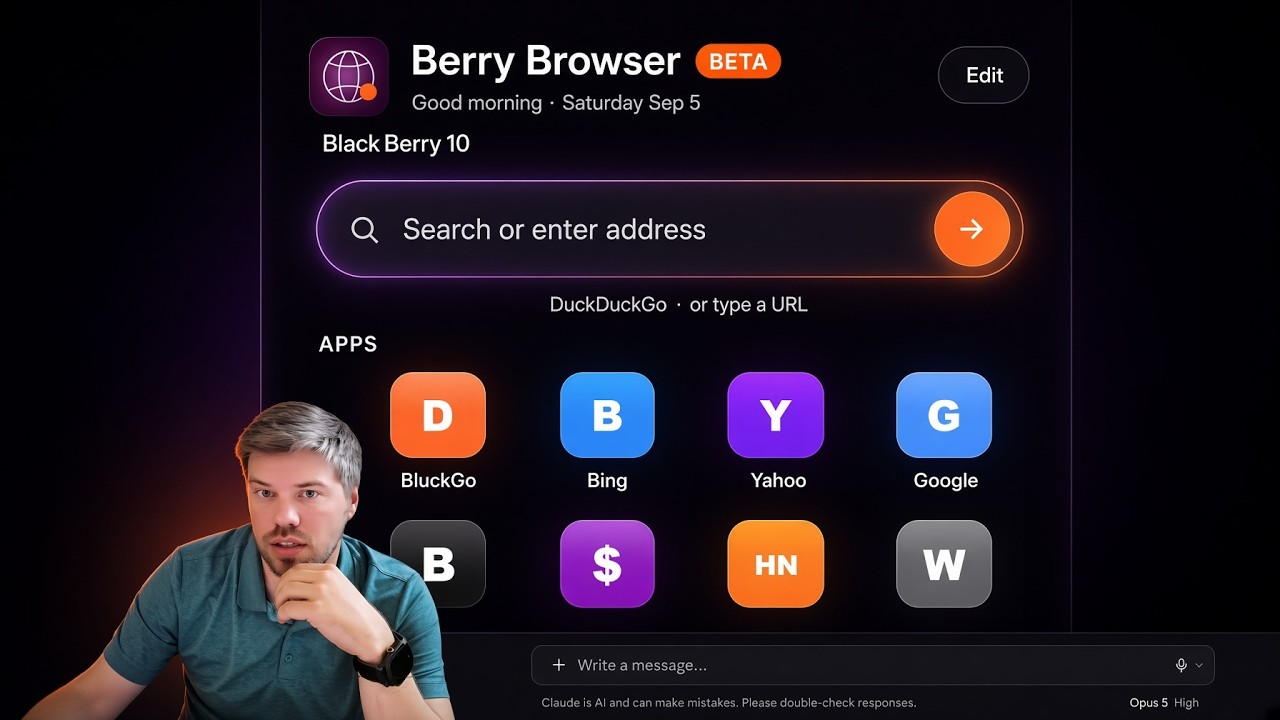 Berry Browser: Modern Chromium for BlackBerry 10 (Passport)