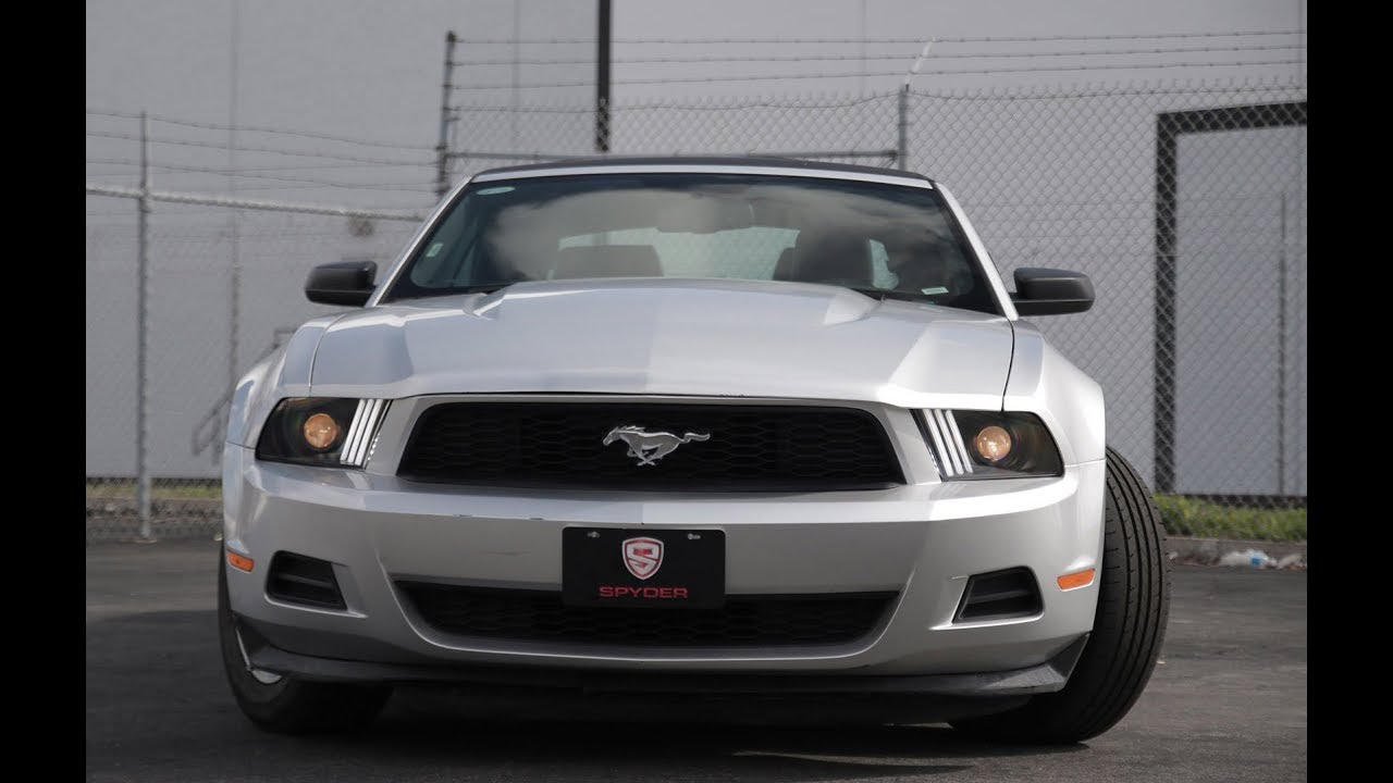 Spyder Auto How to Install: 2010-12 Ford Mustang LED Lightbar Switchback Headlights