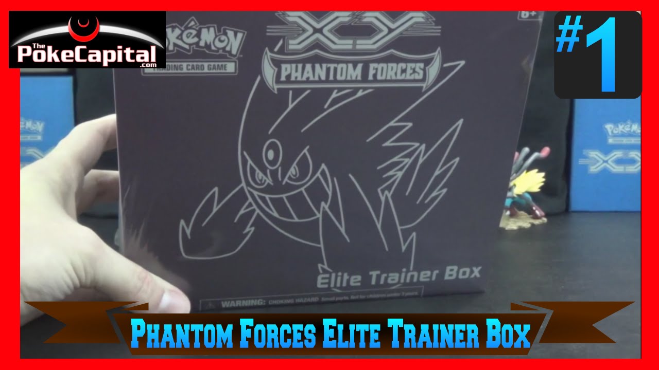 Pokemon XY Phantom Forces Elite Trainer Box Opening w/8 Booster Packs