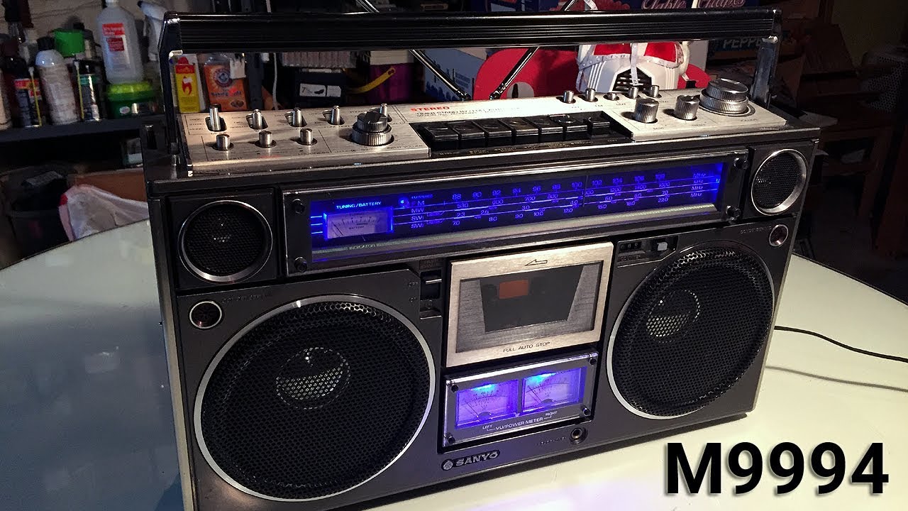 SANYO M9994 Boombox Tune Up & Bluetooth Mod TIME-LAPSE