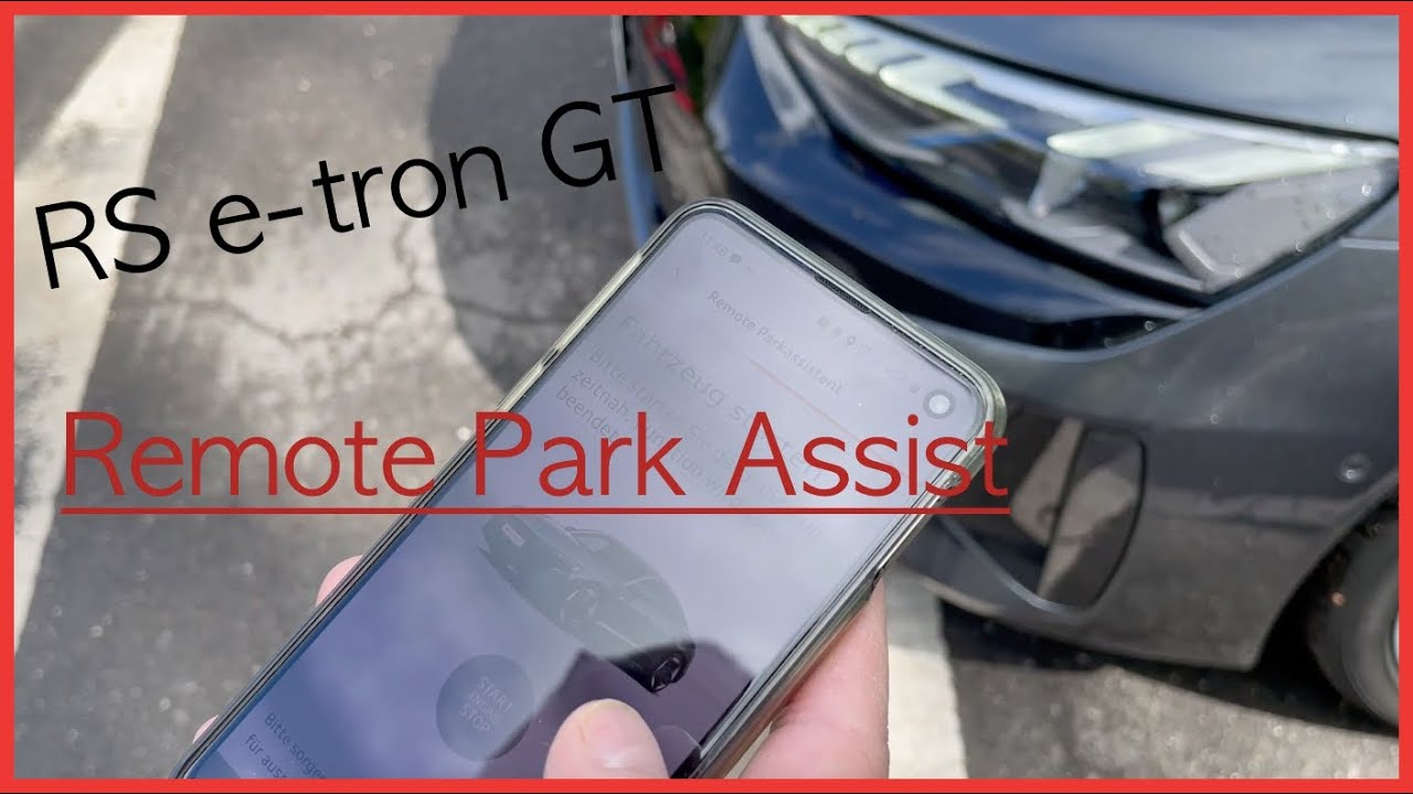 Remote Park Assist Audi RS e-tron GT