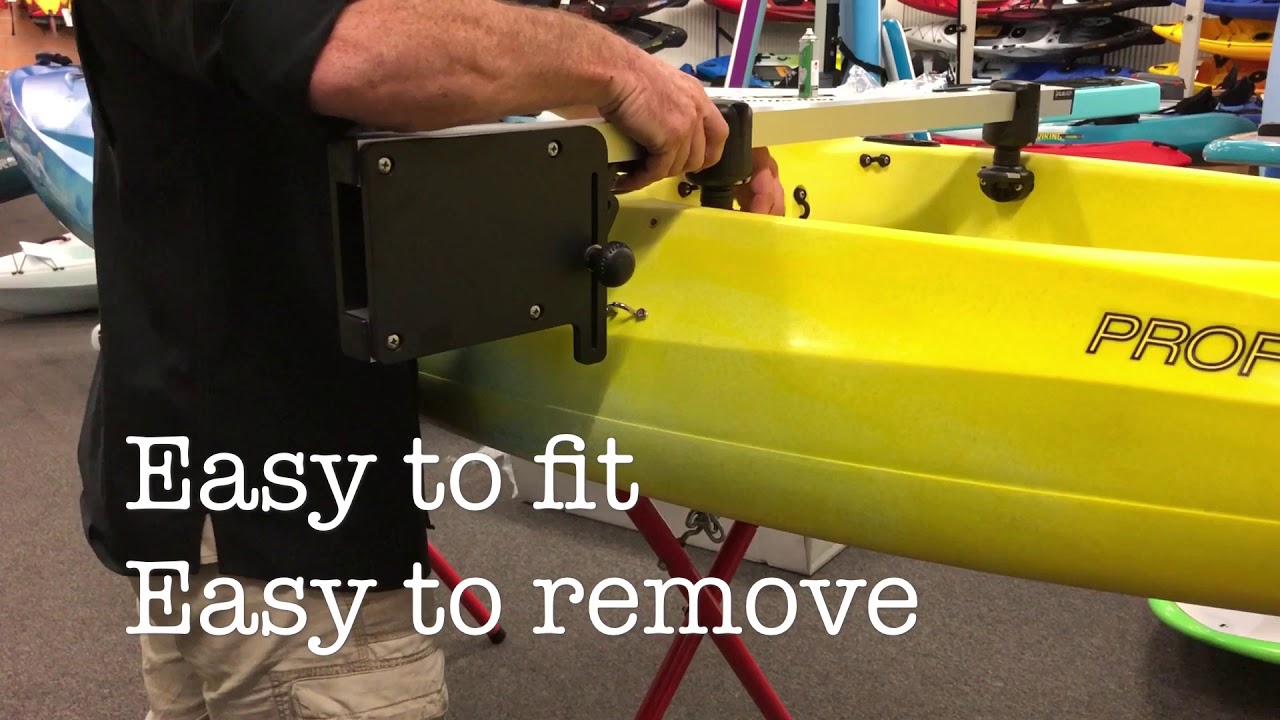 Motorize your fishing kayak with Railblaza motor bracket