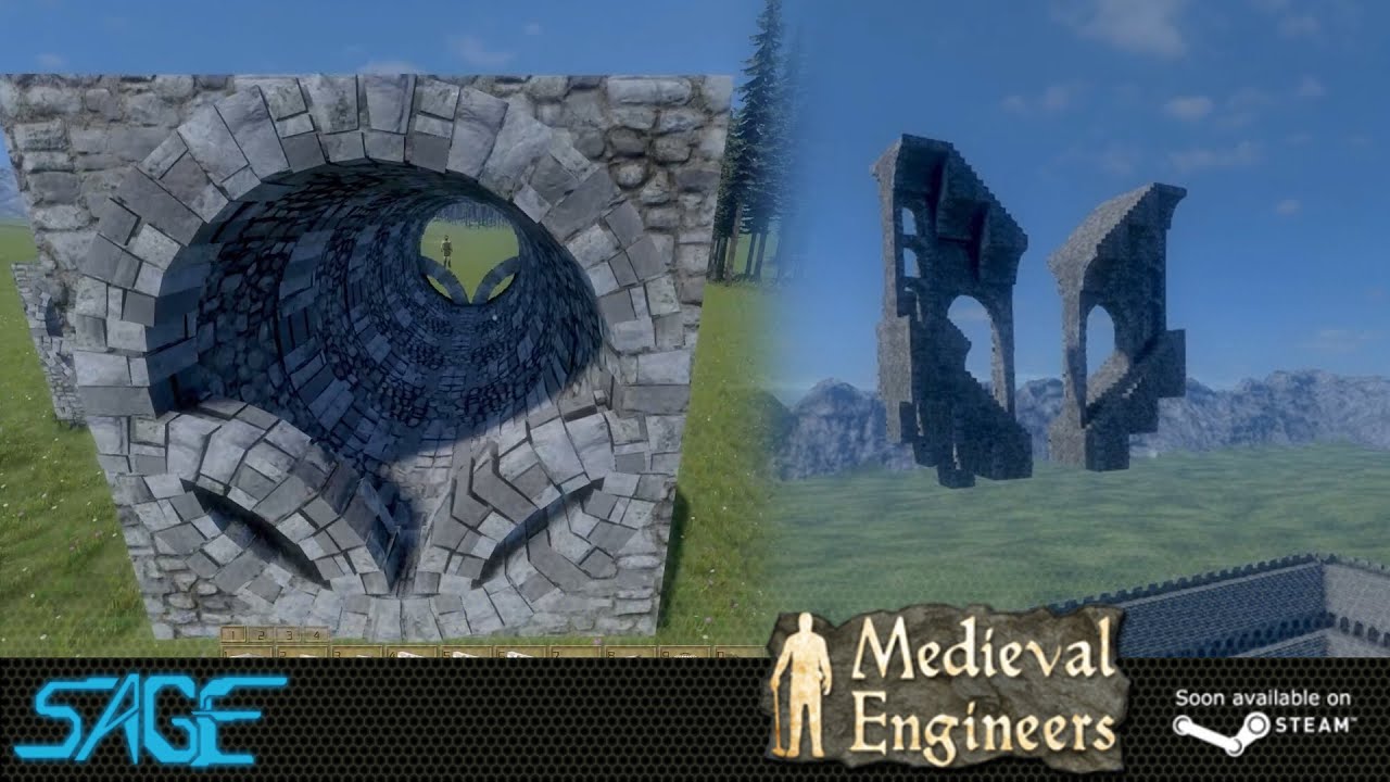 Medieval Engineers, Modular Construction, & Flipped Blocks