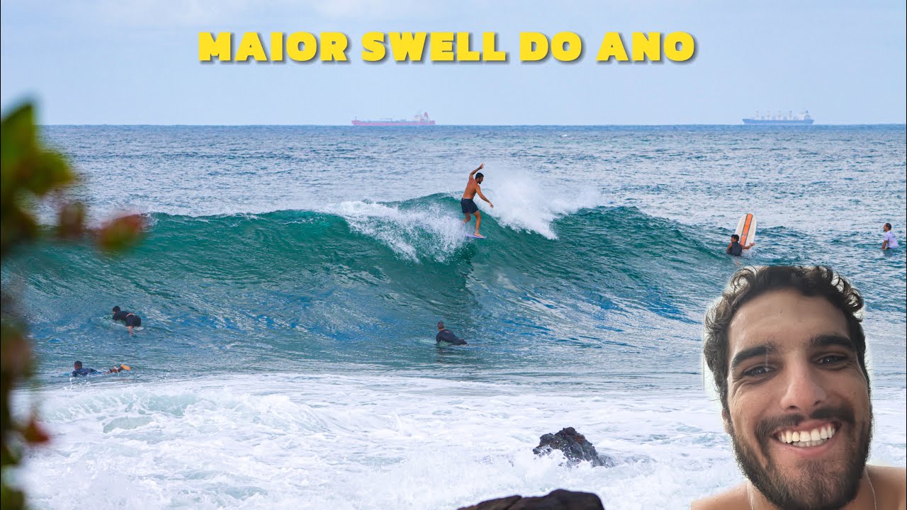 Maior Swell do ano na Bahia - Farol da Barra - Dino Sessions Ep 1
