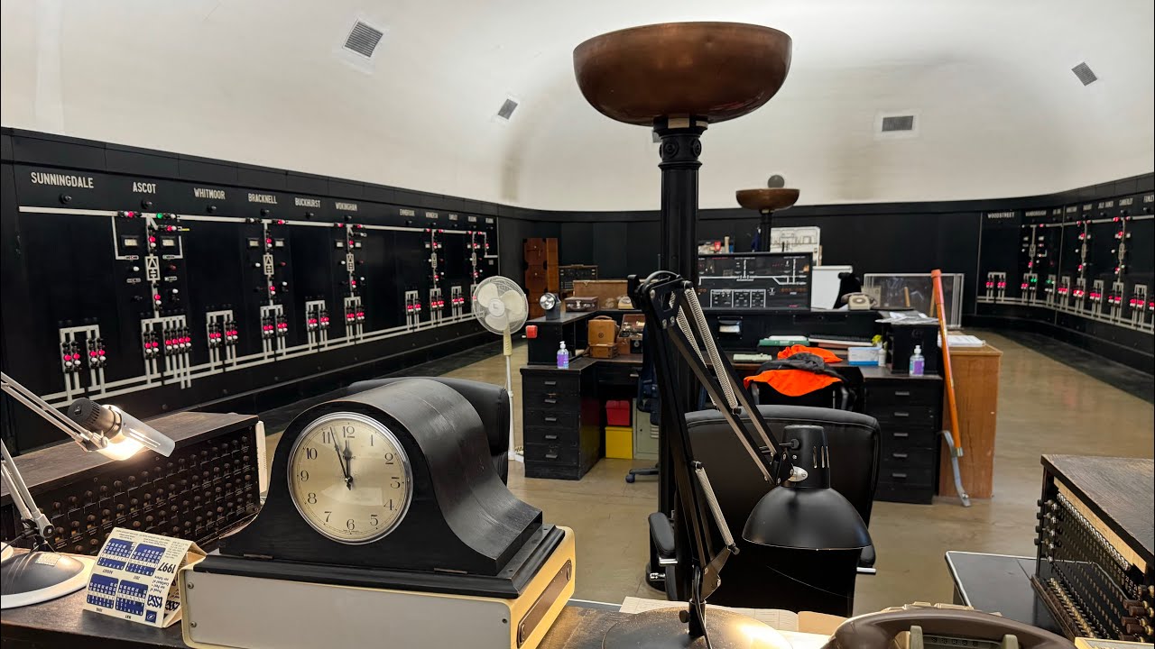 British Railways Electrical Control Room Woking Surrey - Grade II listed building - Art Deco