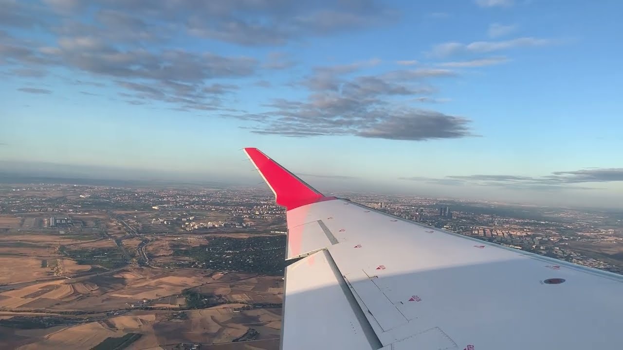 Air Nostrum (Iberia Regional) CRJ-1000 start up, taxi and takeoff from Madrid