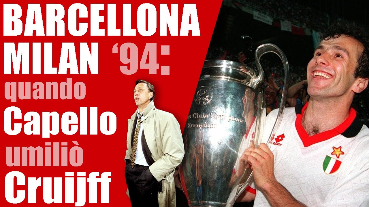 Milan Barcellona 4-0: La vittoria più bella della storia rossonera