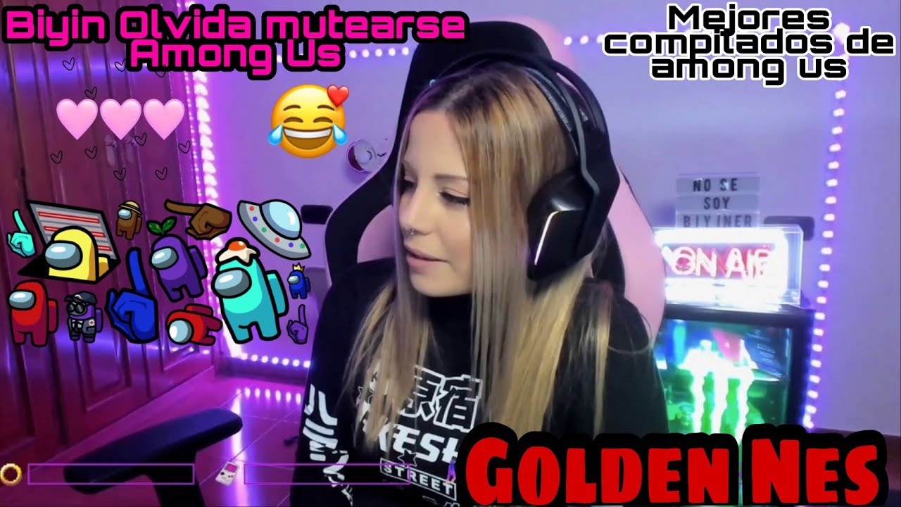 Biyin olvida mutearse en Among us, compilado de no muteos graciosos de among us. Fargan, Willyrex...