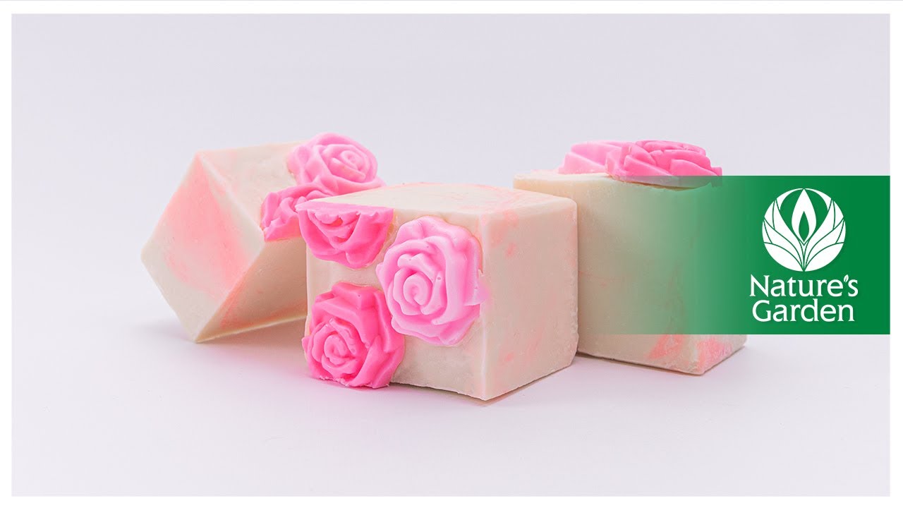 Create Ode de Rose Cold Process Soap with Natures Garden