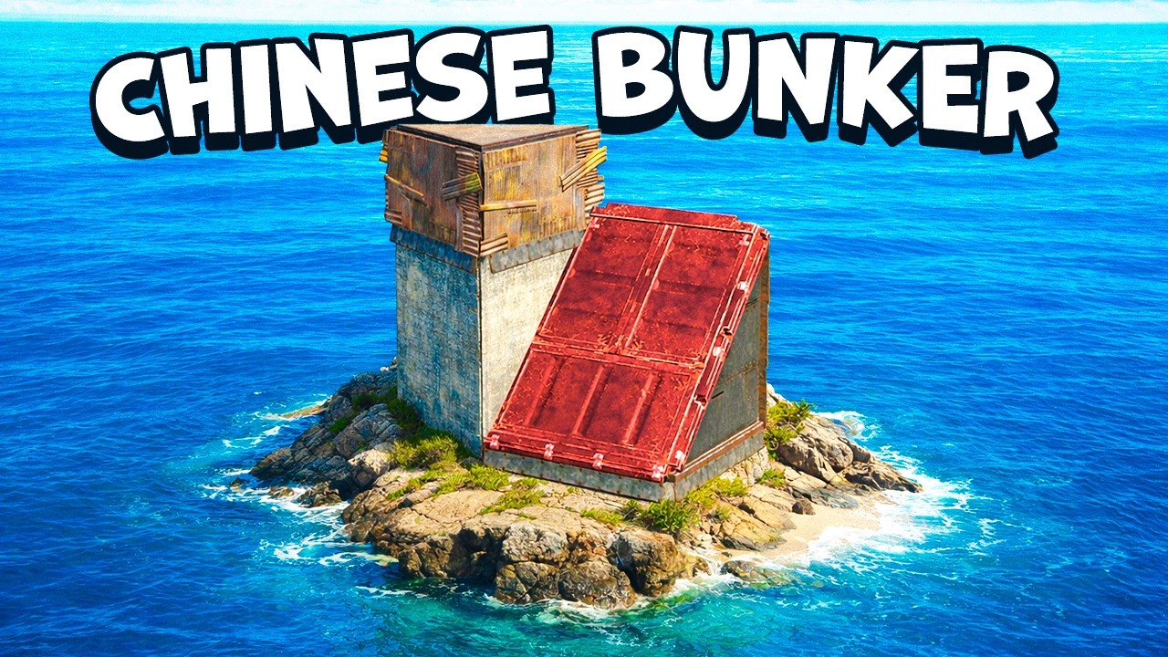 Компактная база от CHINESE BUNKER - дизайн базы в стиле ржавчины.