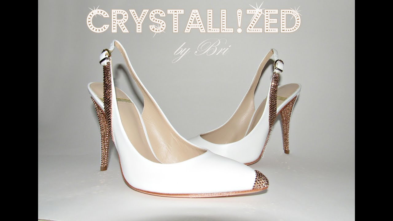 Swarovski Crystal Rose Gold Wedding Bridal Heels Crystallized by CRYSTALL!ZED by Bri