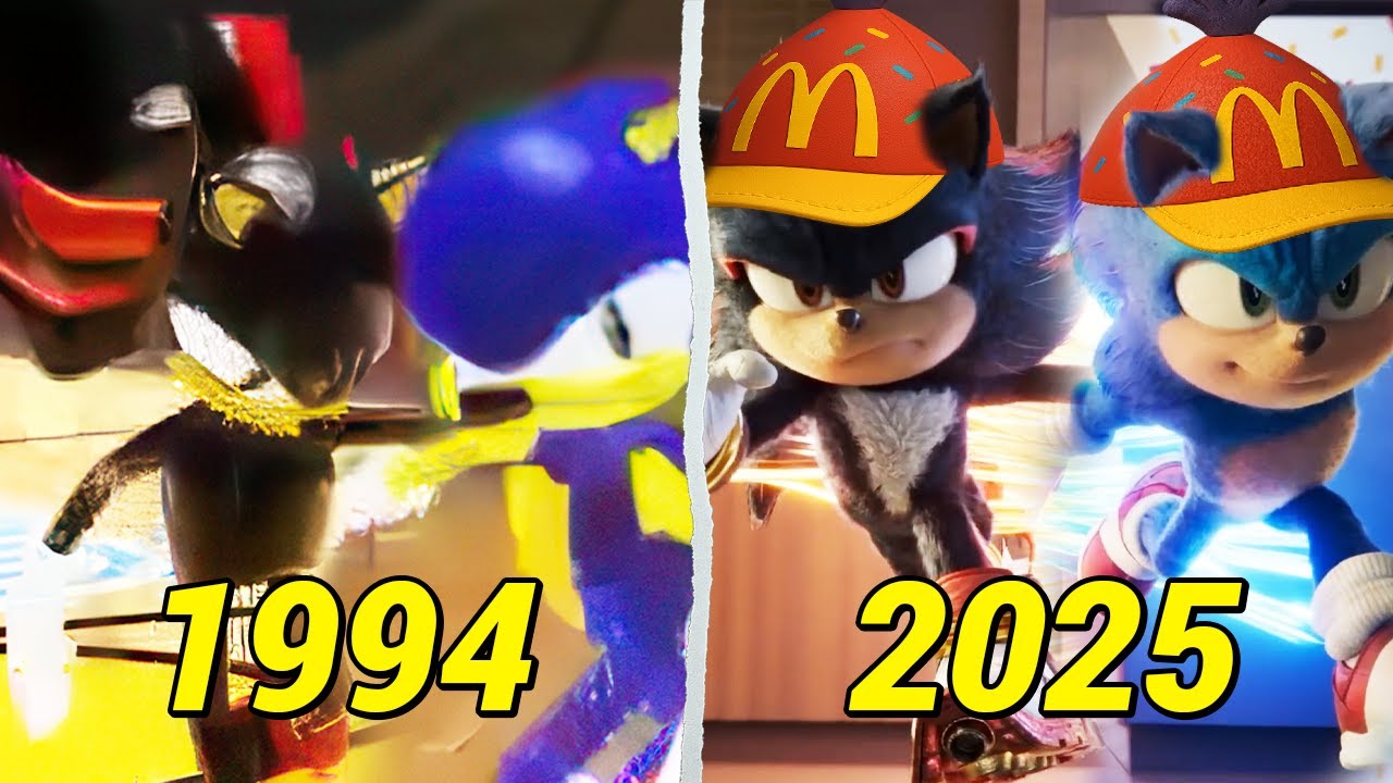 Evolution of Sonic McDonald's Ads (1994-2025)