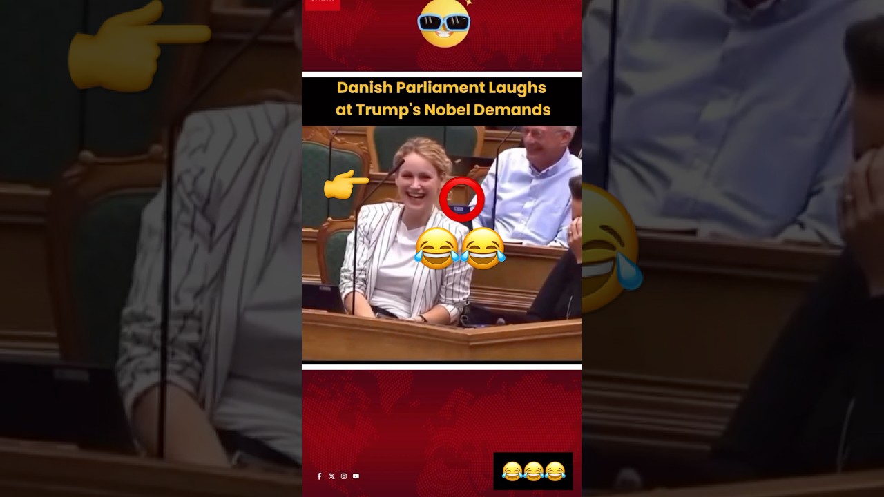Trump's Bizarre Demand Stuns Denmark, Sparks Laughter in Parliament. #viralvideo