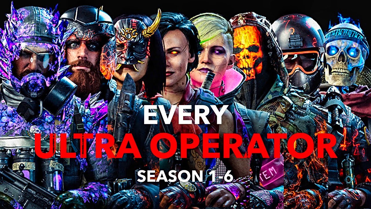 EVERY ULTRA OPERATOR - Season 1-6 - Warzone Showcase