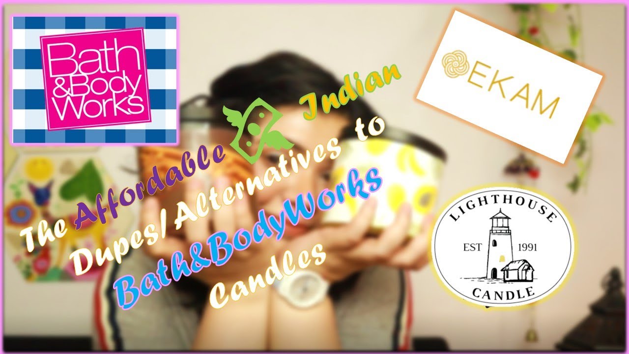 Indian Affordable Dupes for  Bath&BodyWorks CANDLES ||EKAM & Lighthouse scented Candle Review