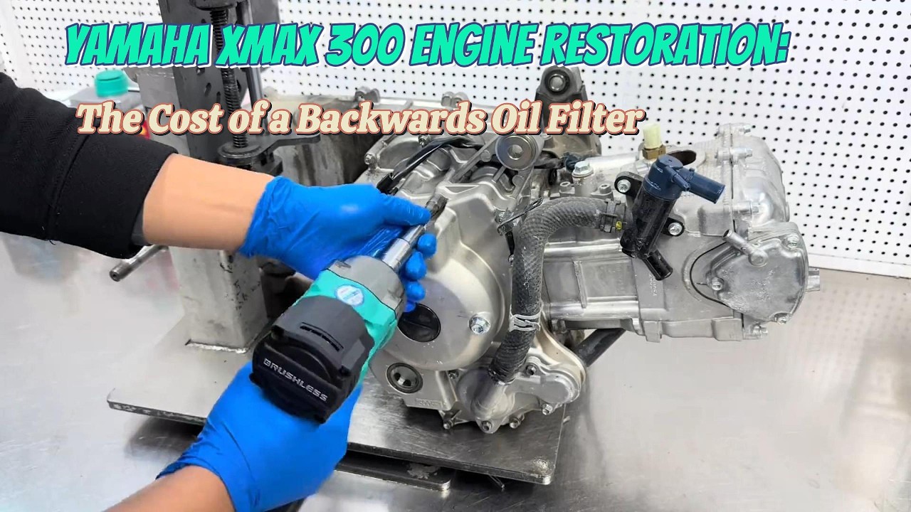 Не делайте этого! Простая ошибка испортила двигатель Yamaha XMAX 300.