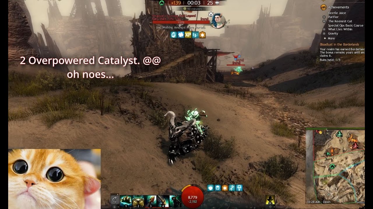 GW2 | WvW - 1 Mechanist vs 2 Catalyst - Good Times.