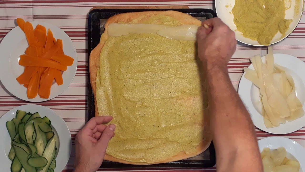 tarte fine aux petits légumes