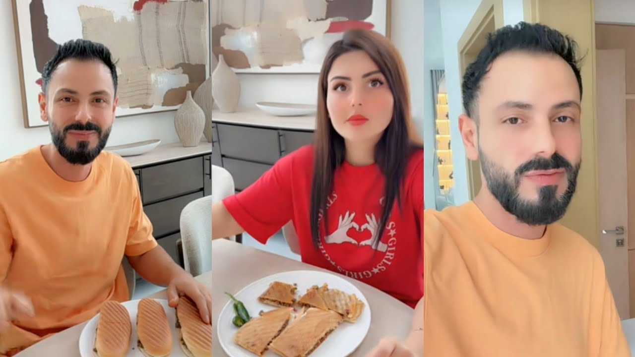 نور وعصام 🔥 نوشه عم تجهز الفطور صندويشات لحمة 