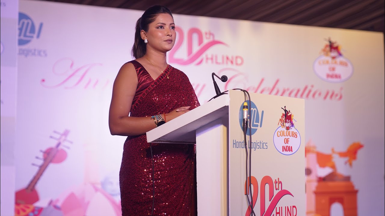 Anchor Rimjhim hosting 20 years of celebrations for Honda Logistics India and Family Day ✨