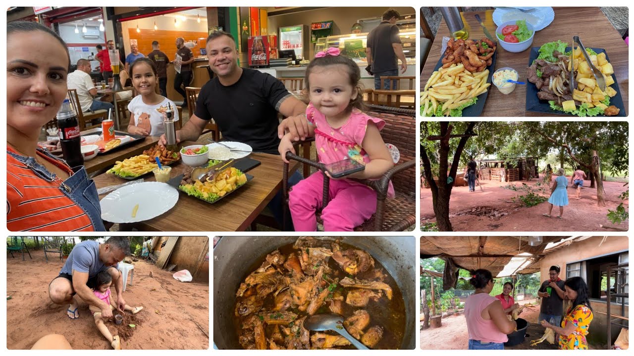 ALMOÇO NO SHOPPING/DOMINGO NO SÍTIO COM A FAMÍLIA 🍛😍🥰