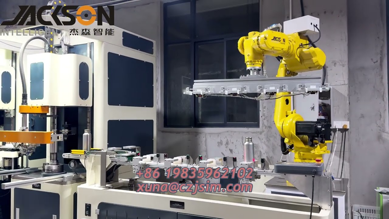 JACKSON SS Bottle Flask Auto Production Line With Manipulator 