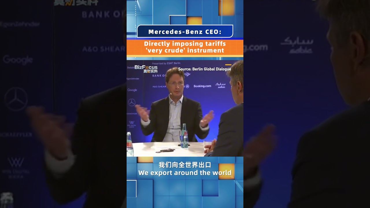 Mercedes-Benz CEO: Directly imposing tariffs 'very crude' instrument