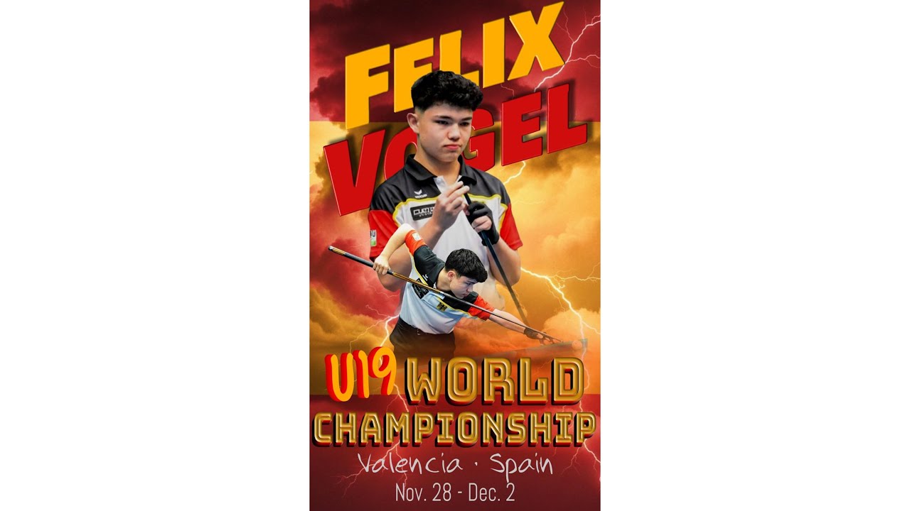 World Juniors. Felix Vogel🇩🇪 vs. Blake Burnard🇳🇿
