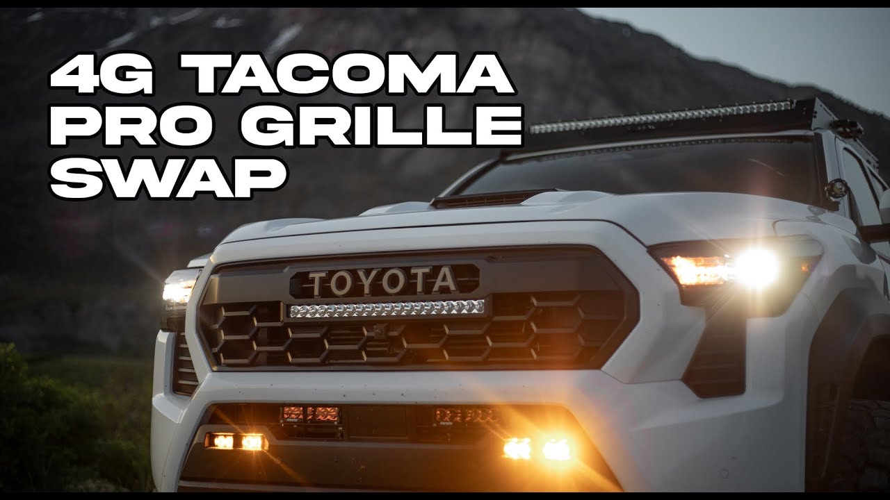 2024+ Tacoma TRD Pro / Trailhunter Grille Install and Walkaround