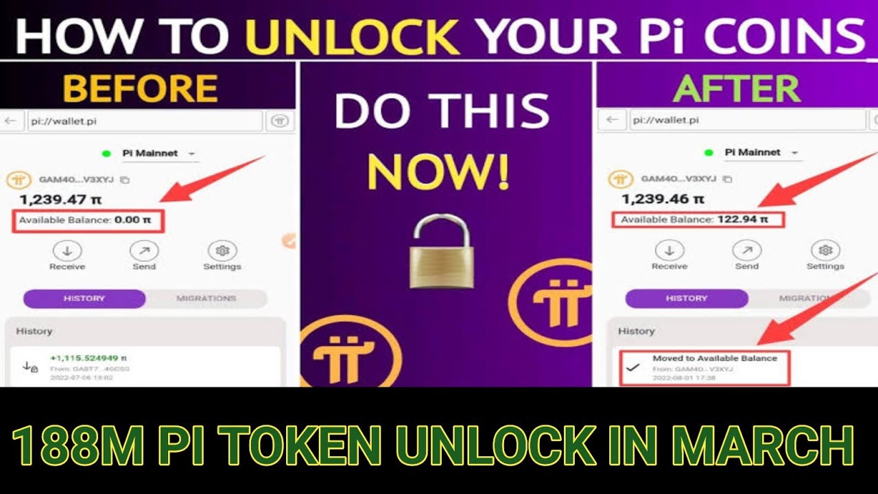 Pi Network News: 188M Pi Token Unlock in March | HOW TO UNLOCK YOUR PI COINS