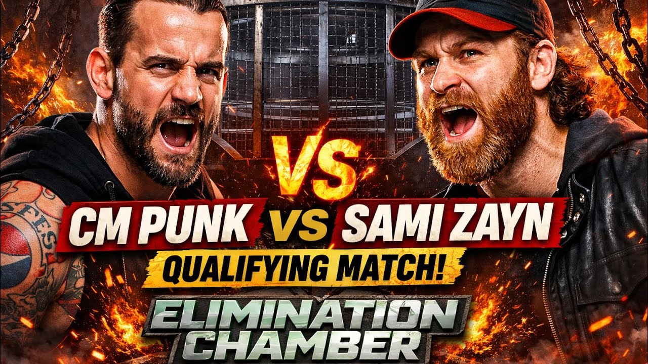 CM Punk vs. Sami Zayn: Elimination Chamber Qualifying Match!