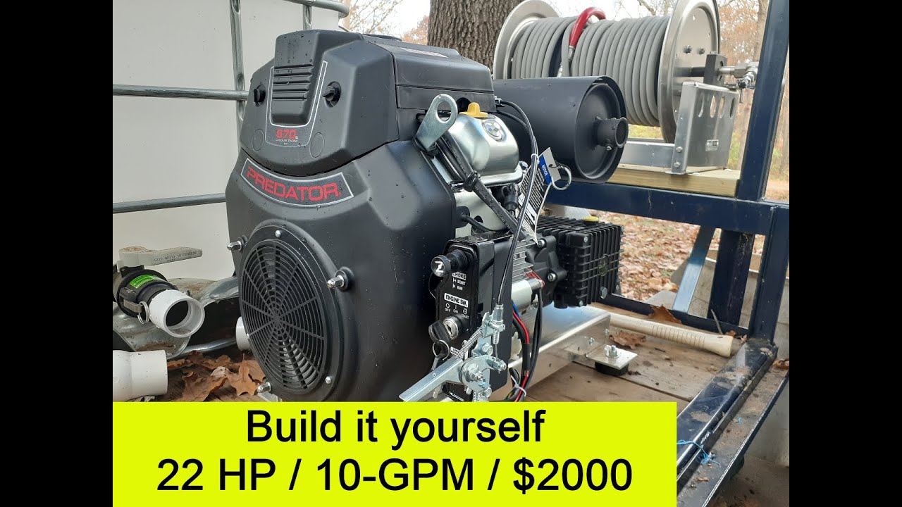 Predator 670 Pressure Washer Build - 22HP / 10.5 GPM / $2000