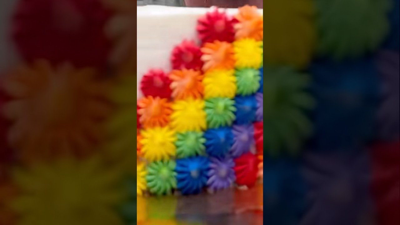 #Cakedecorator #rainbow #hanswestermark #cakedecorating #customcake #cake #writing #happybirthday